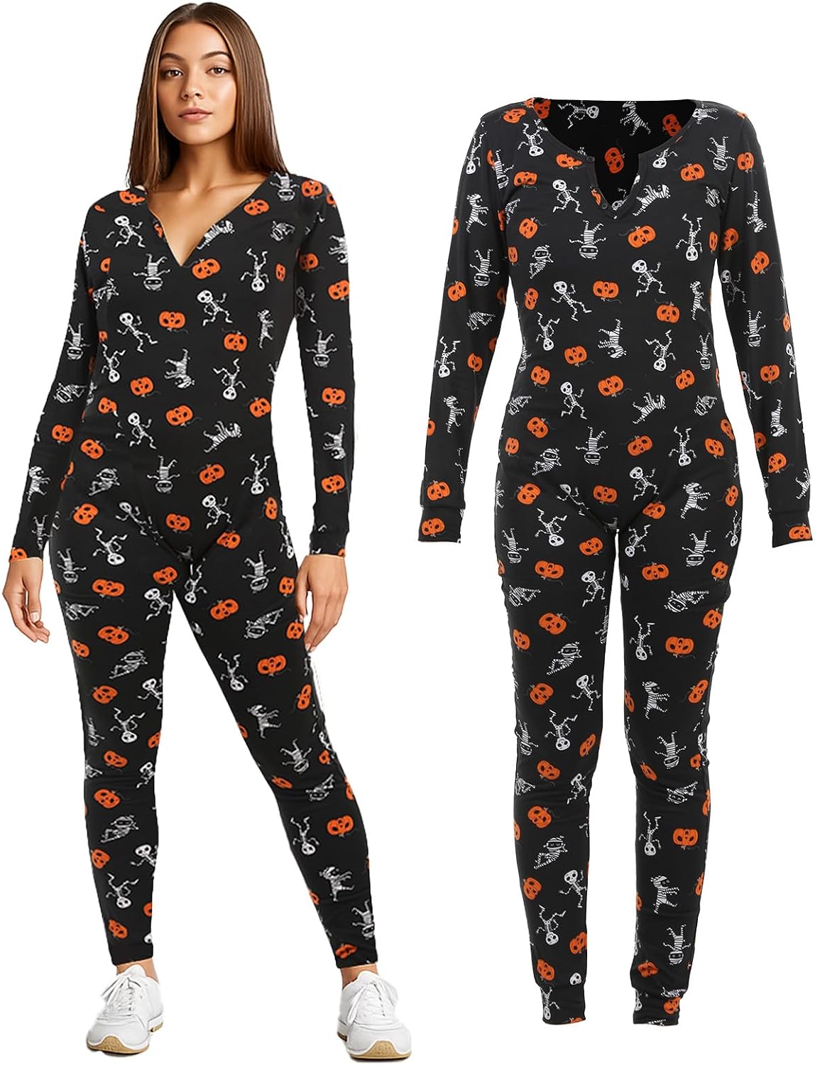 Halloween Pumpkin Skeleton Onesie Skull Situation — WeirdThingsToBuy weird find