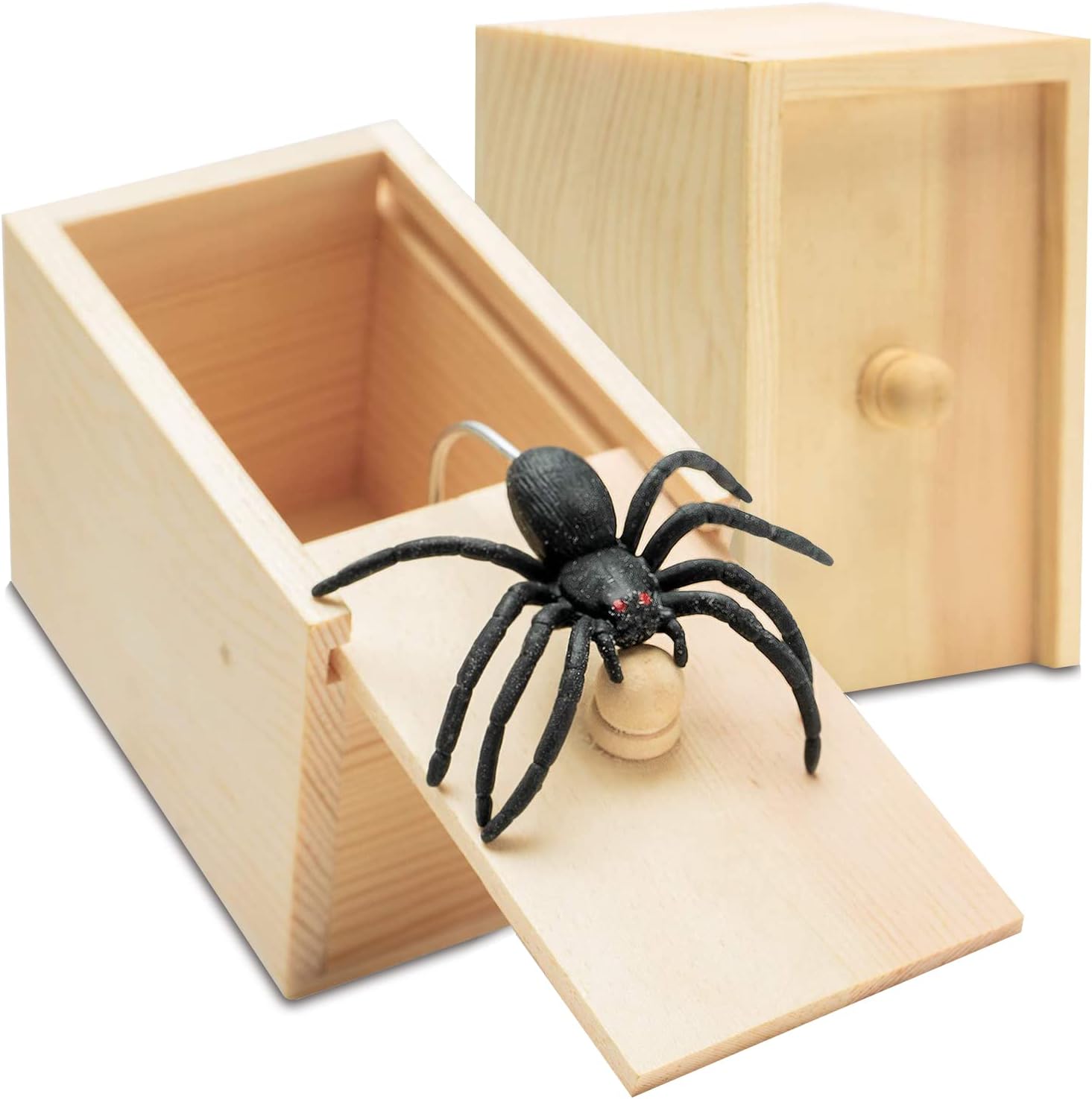 Halloween Realistic Spider Prank Box Energy — WeirdThingsToBuy weird find