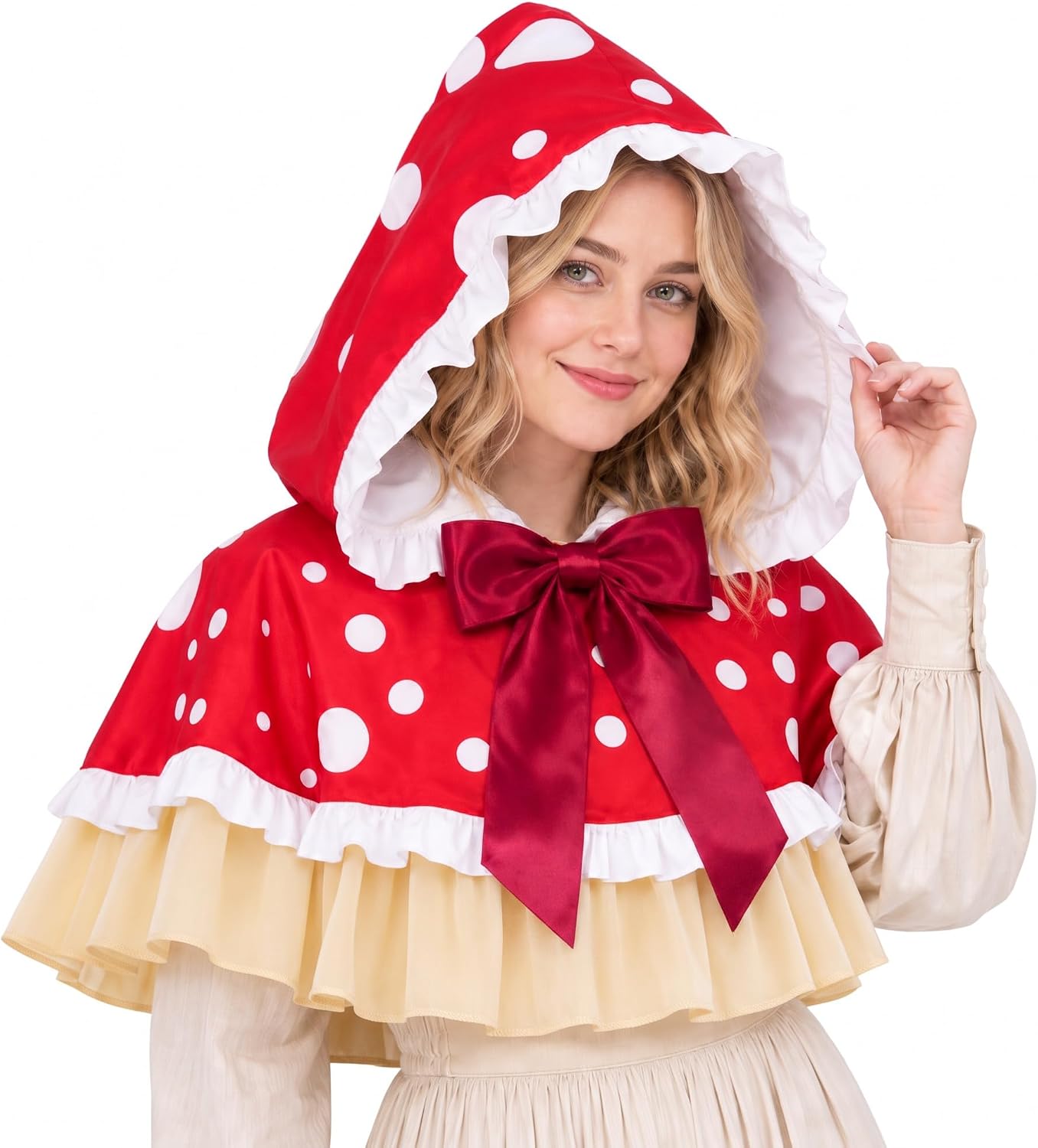 Halloween Red Mushroom Hat Cowl — WeirdThingsToBuy weird find