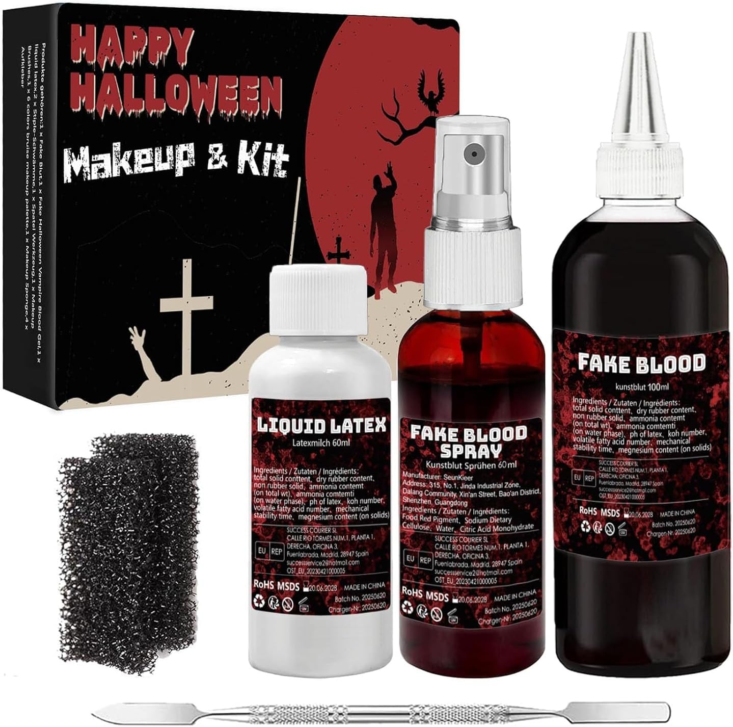 Halloween Sfx Makeup Kit Fake Energy — WeirdThingsToBuy weird find