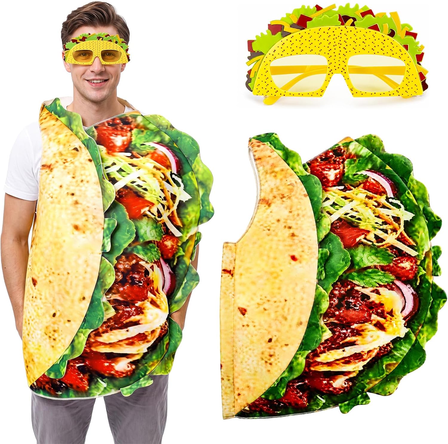 Halloween Taco Costume Set Adult Energy — WeirdThingsToBuy weird find