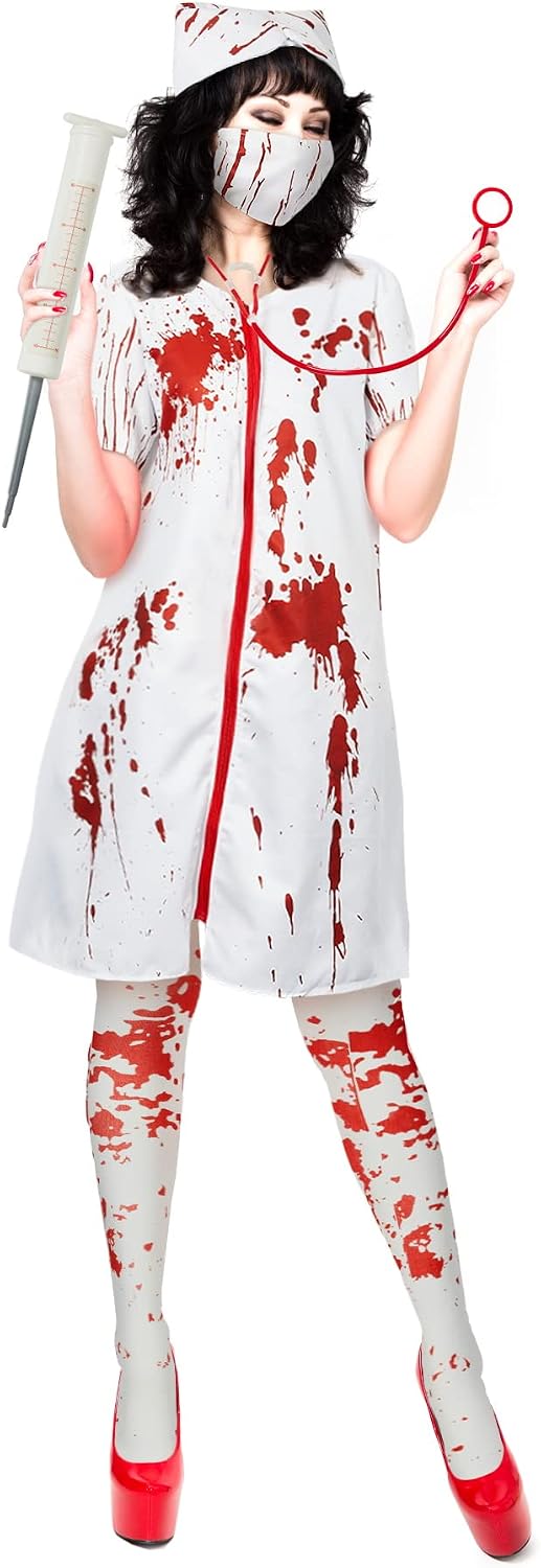 Halloween Zombie Bloody Nurse Costumes Energy — WeirdThingsToBuy weird find