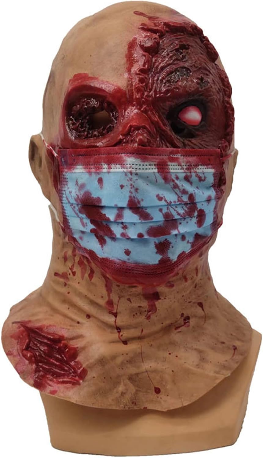 Halloween Zombie Head Mask Larp Situation — WeirdThingsToBuy weird find
