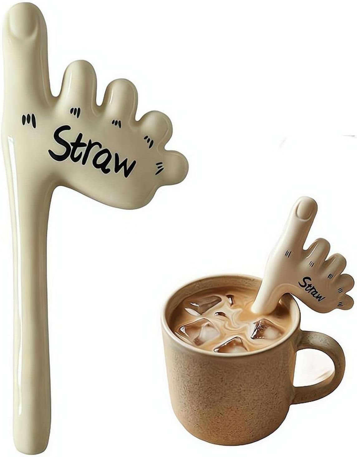Handmade Foot Reusable Straw Reusable Situation — WeirdThingsToBuy weird find
