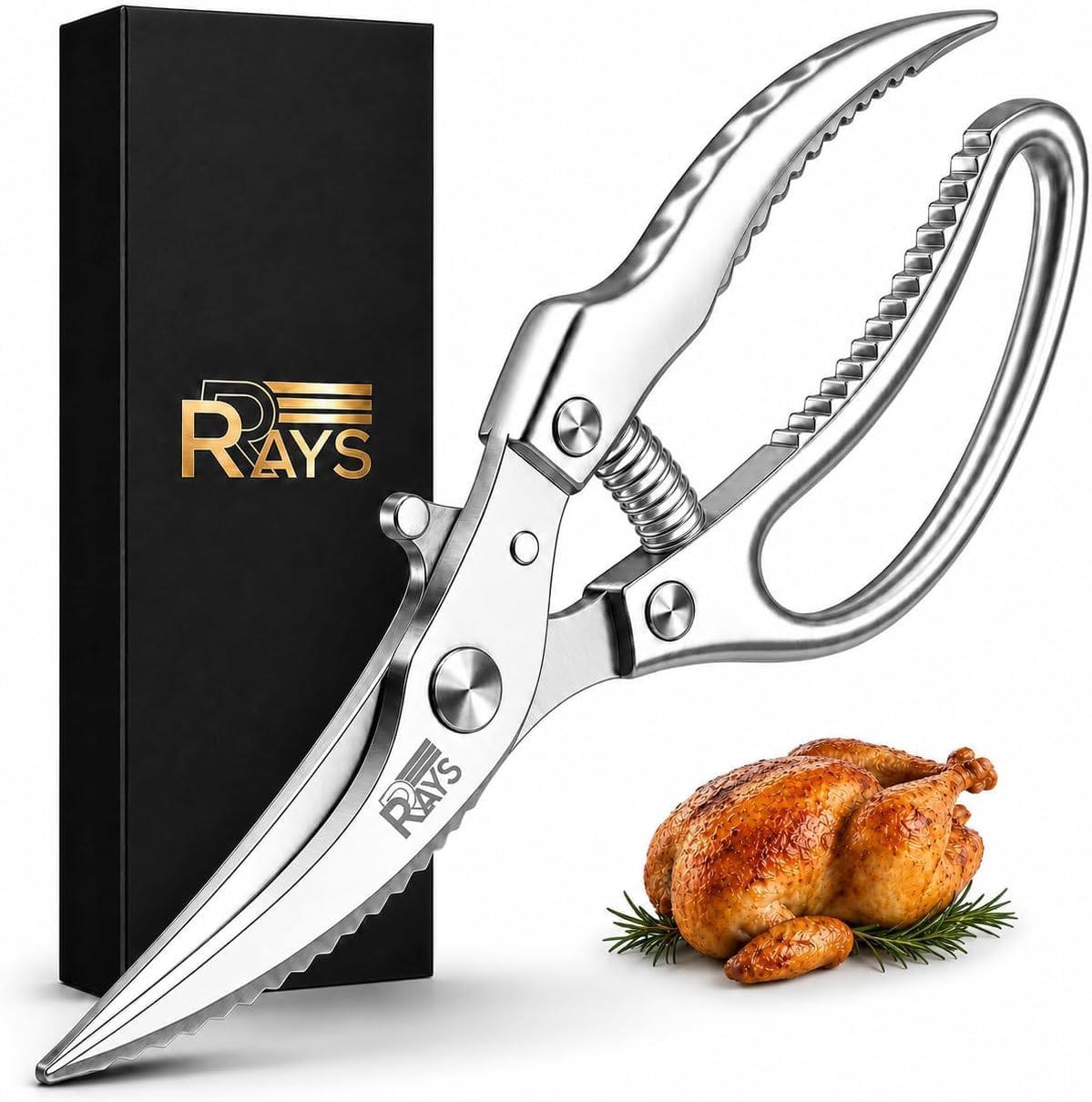 Heavy Duty Poultry Shears Spring Energy — WeirdThingsToBuy weird find