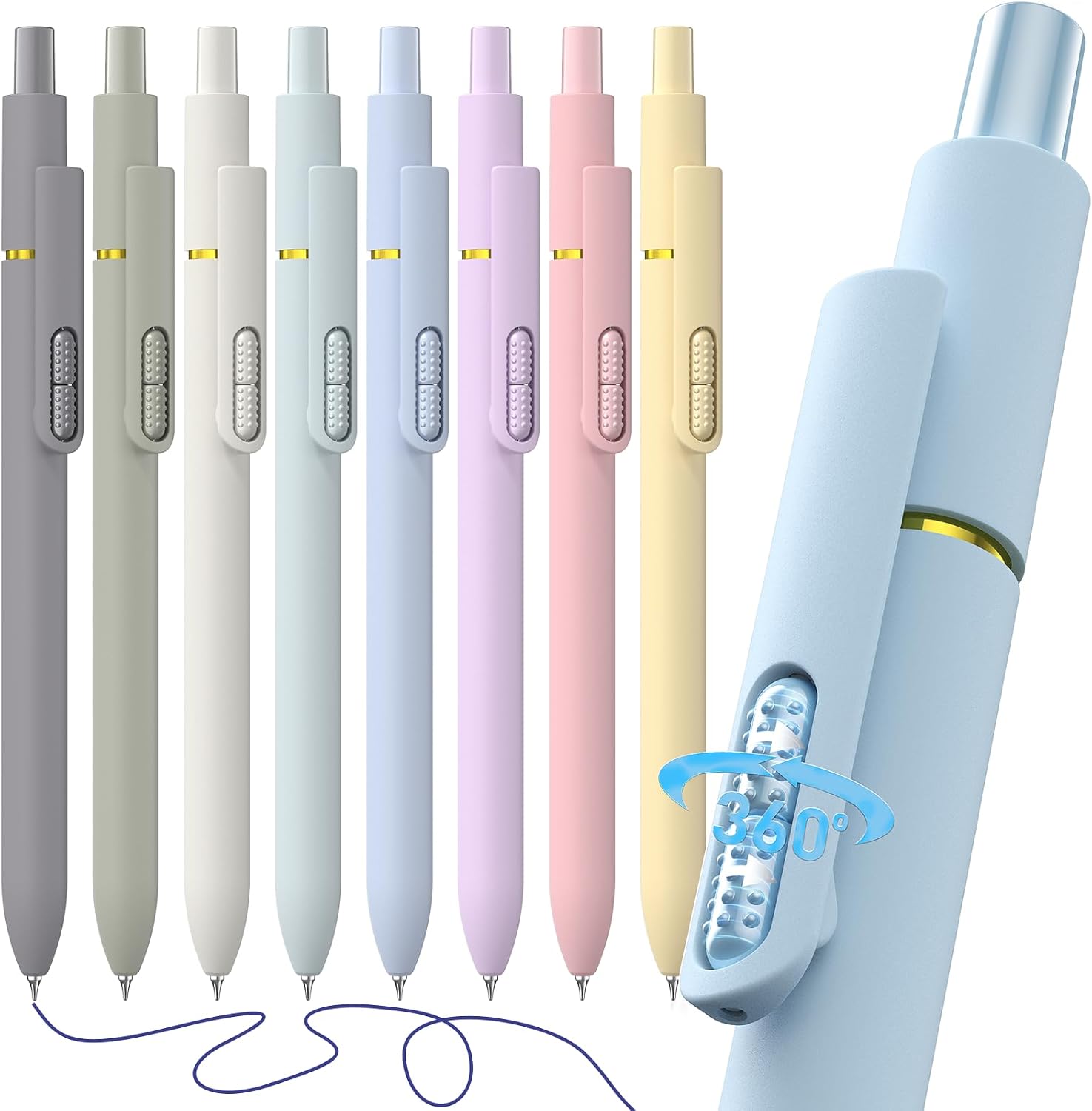 Hiacry 8 Gel Pens Situation — WeirdThingsToBuy weird find