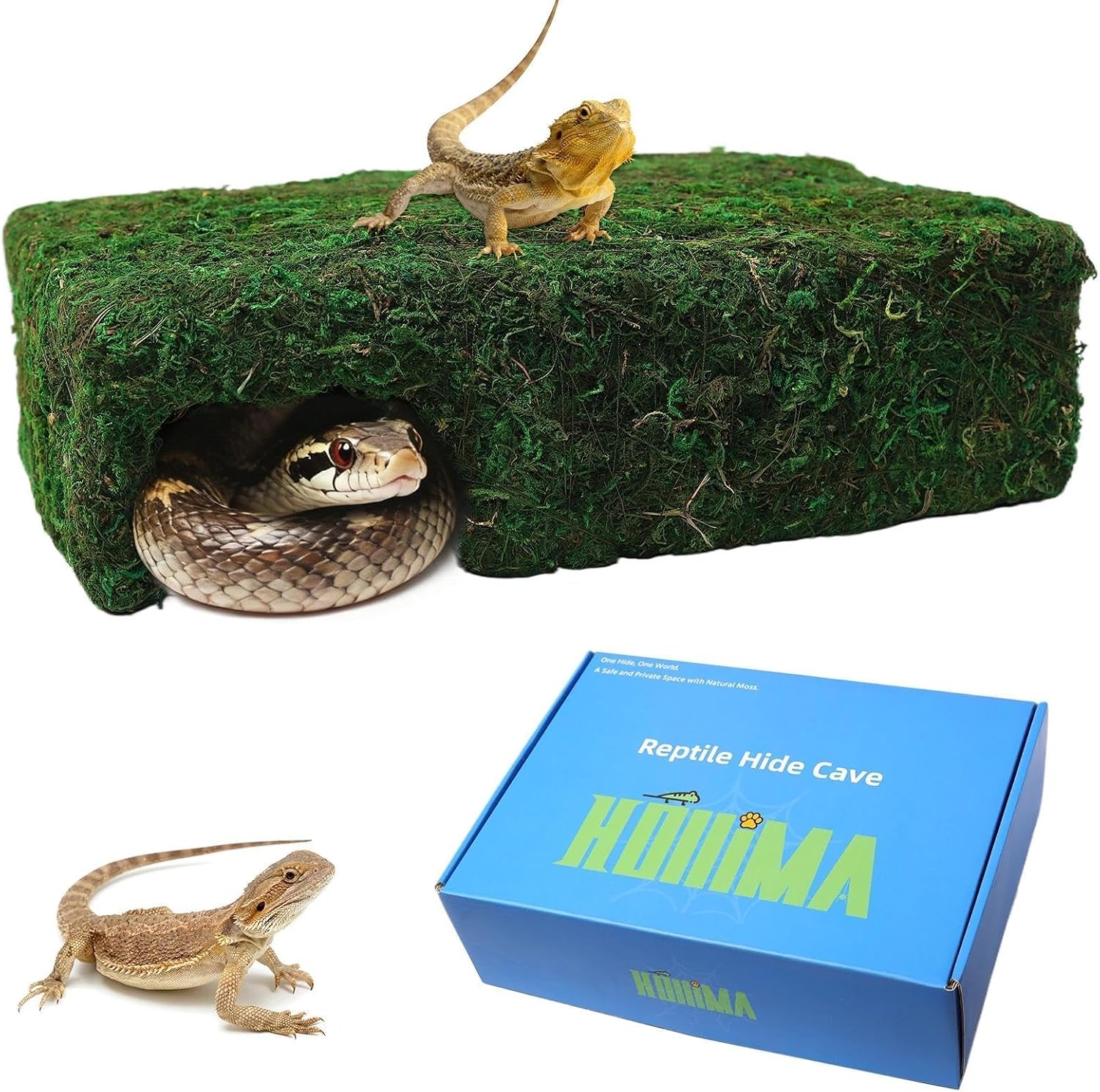 Hollima Mossy Cave Hide Reptiles Situation — WeirdThingsToBuy weird find