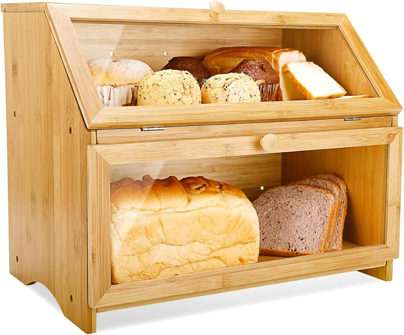 Homekoko Double Layer Bread Box Situation — WeirdThingsToBuy weird find