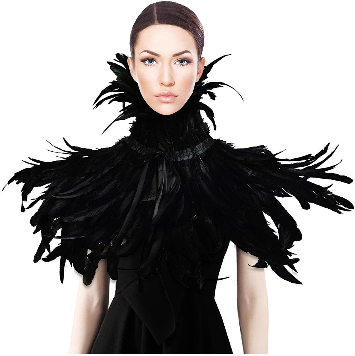 Homelex Black Witch Feather Collar Energy — WeirdThingsToBuy weird find