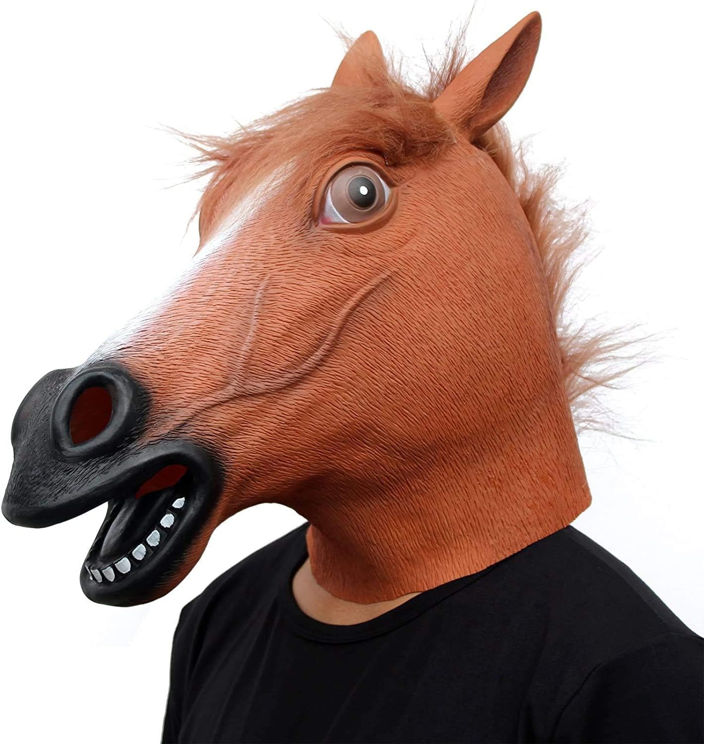 Horse Mask Animal Costume Halloween Situation — WeirdThingsToBuy weird find