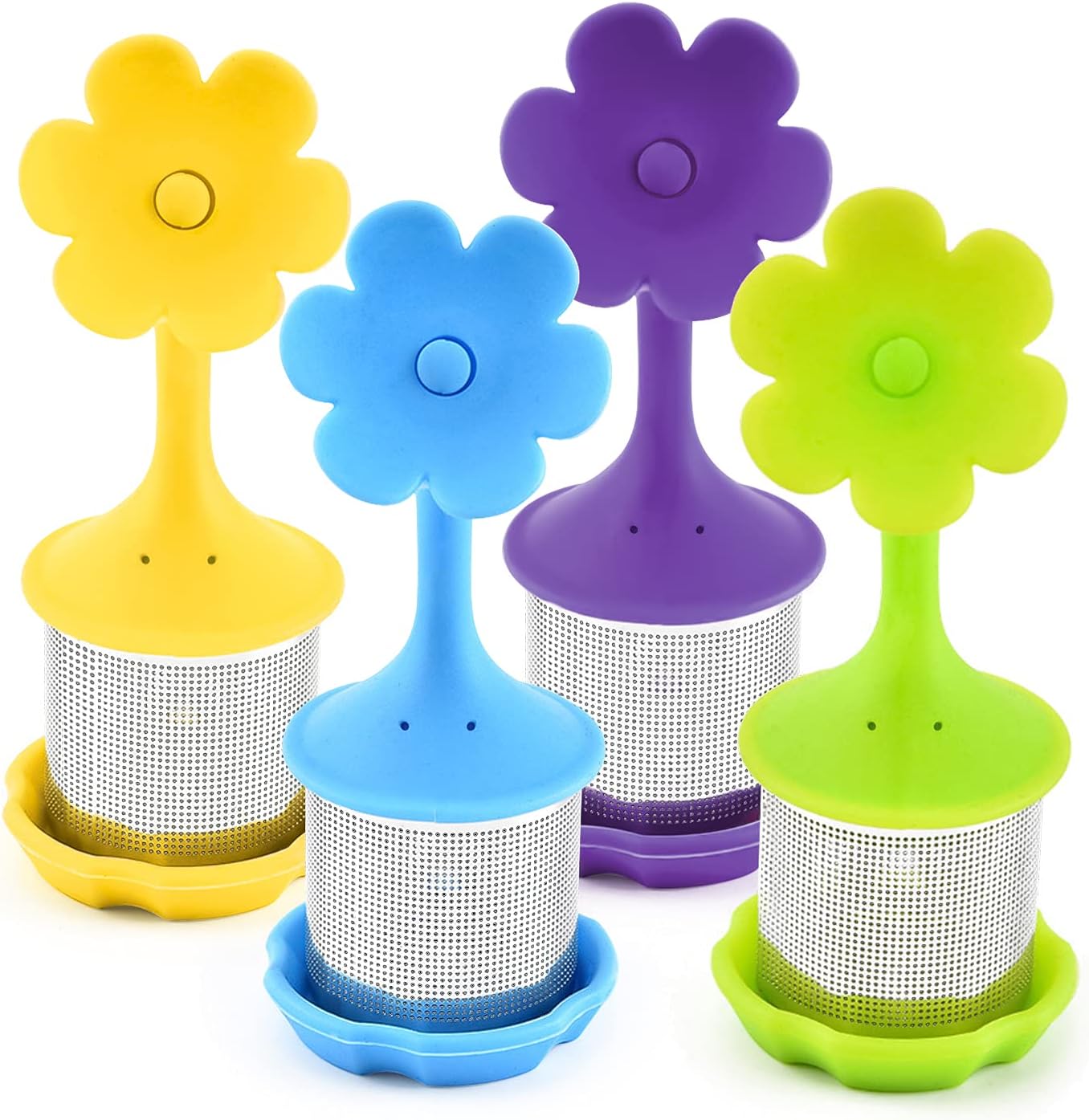 Hqslsund 4 Pack Silicone Tea Situation — WeirdThingsToBuy weird find