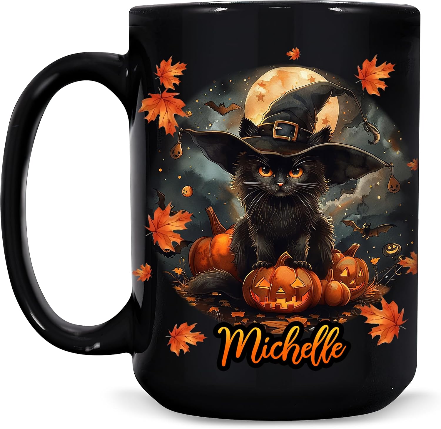 Hyturtle Personalized Halloween Black Cat Energy — WeirdThingsToBuy weird find