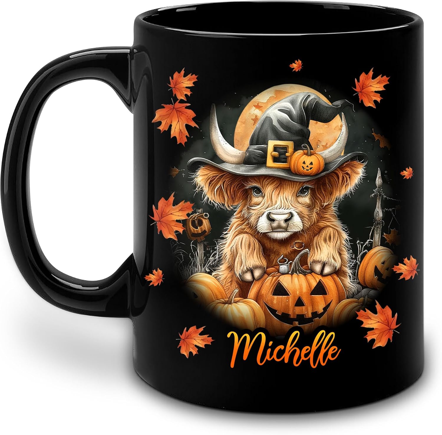 Hyturtle Personalized Halloween Highland Cow Energy — WeirdThingsToBuy weird find