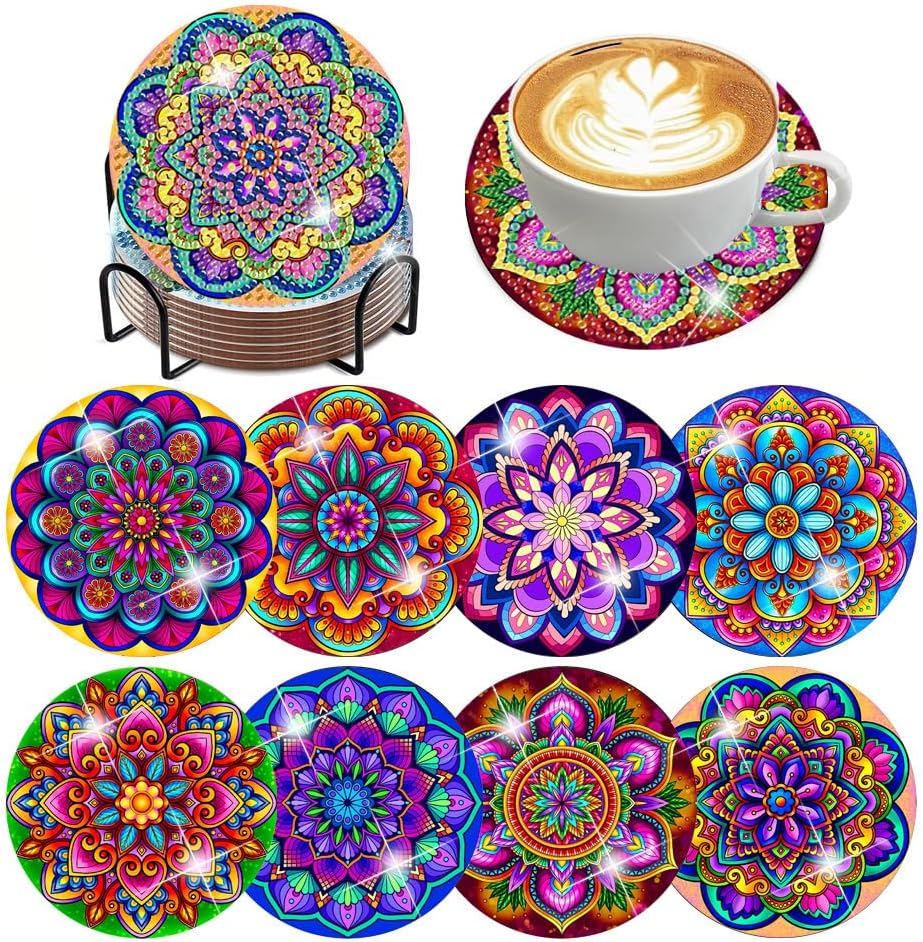 Ijbnhd Mandala Diamond Painting Coasters Situation — WeirdThingsToBuy weird find