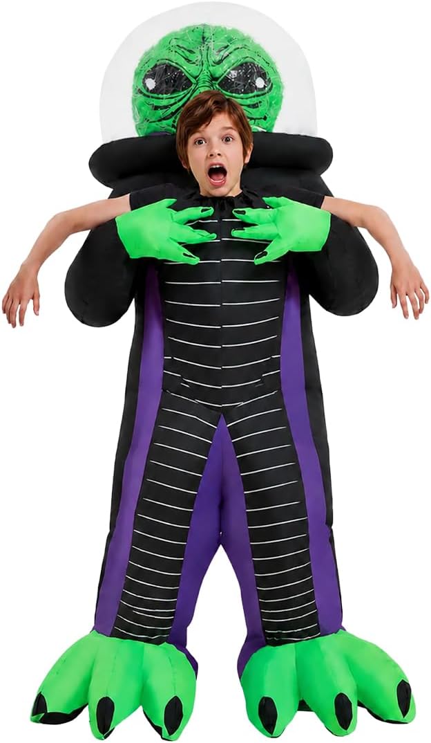 Inflatable Alien Costume Kids Simulated — WeirdThingsToBuy weird find