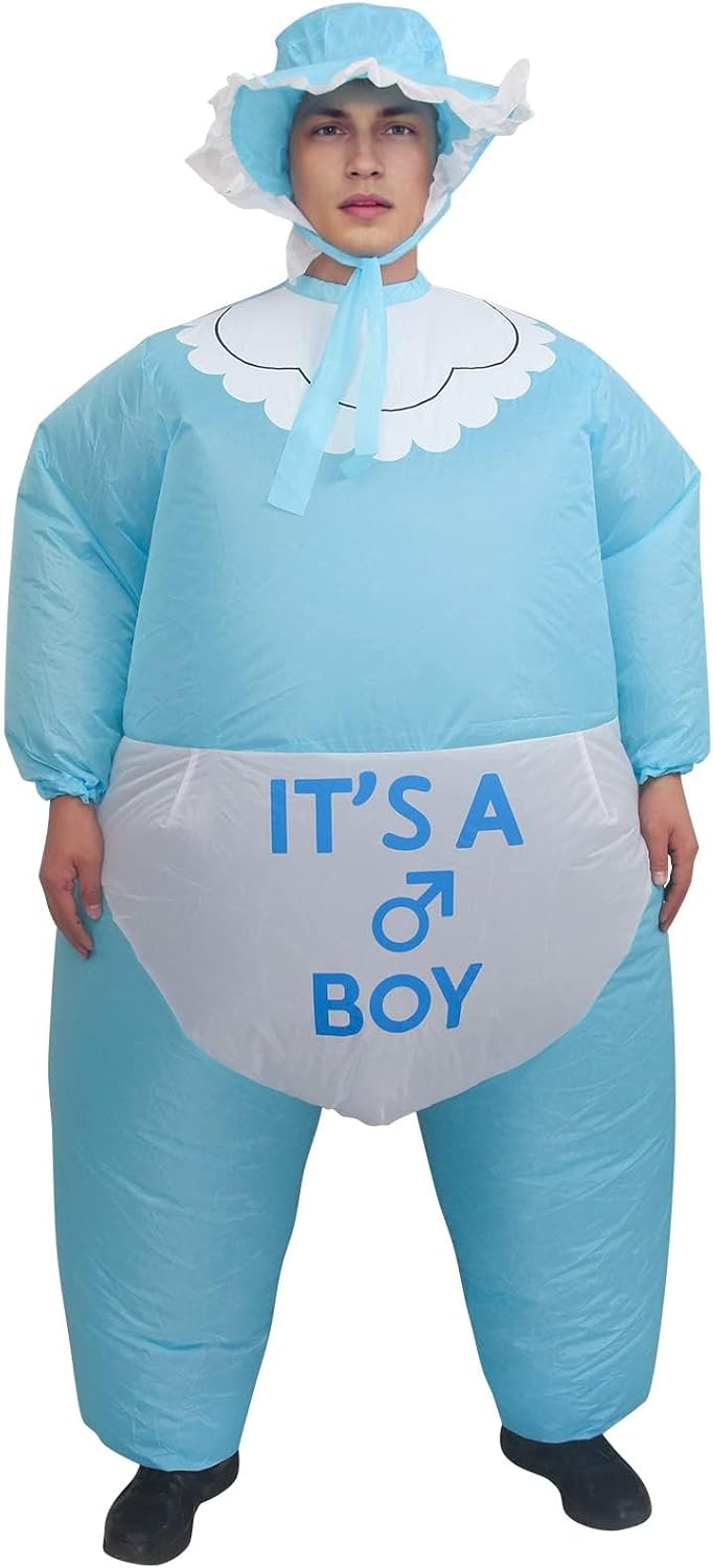 Inflatable Baby Costume Adults Funny Energy — WeirdThingsToBuy weird find