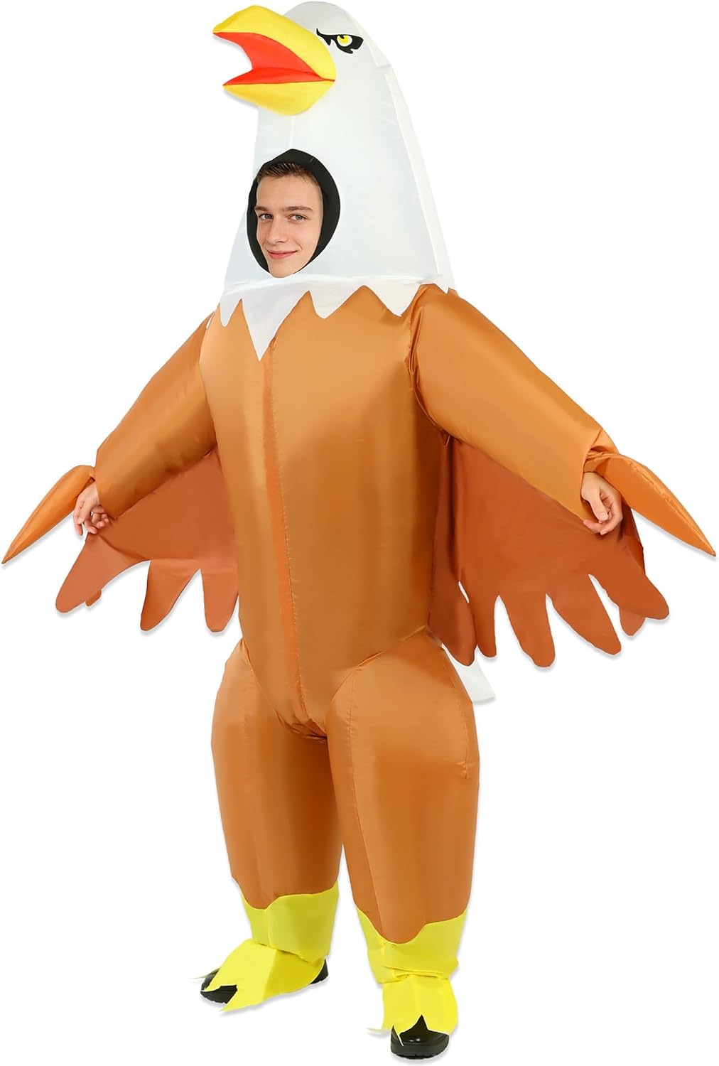 Inflatable Bald Eagle Costume Blow — WeirdThingsToBuy weird find