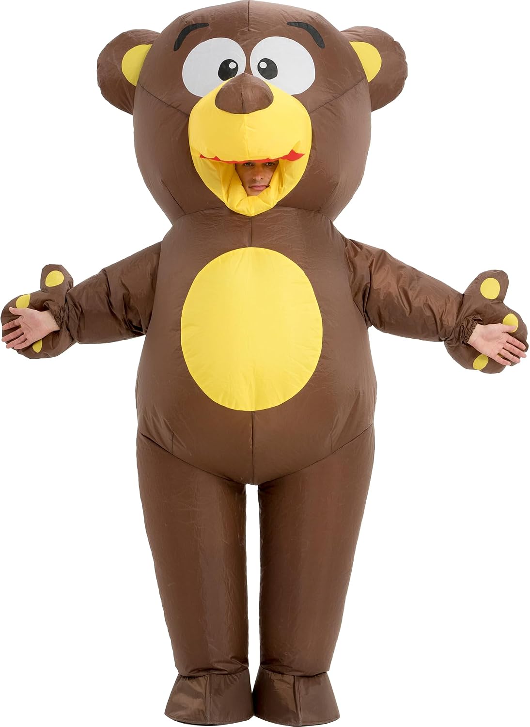 Inflatable Bear Costume Adult Blow Situation — WeirdThingsToBuy weird find