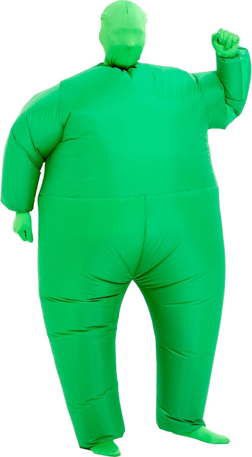 Inflatable Blue Costume Adult Blow Situation — WeirdThingsToBuy weird find