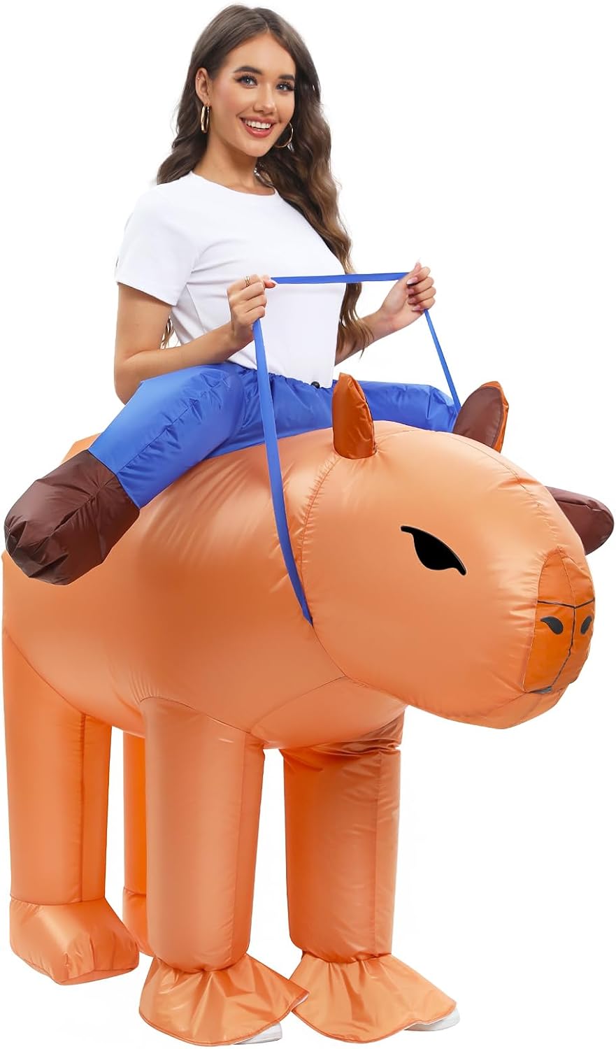 Inflatable Capybara Costume Adult — WeirdThingsToBuy weird find
