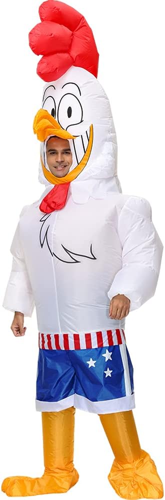 Inflatable Chicken Costume Adult Chicken — WeirdThingsToBuy weird find