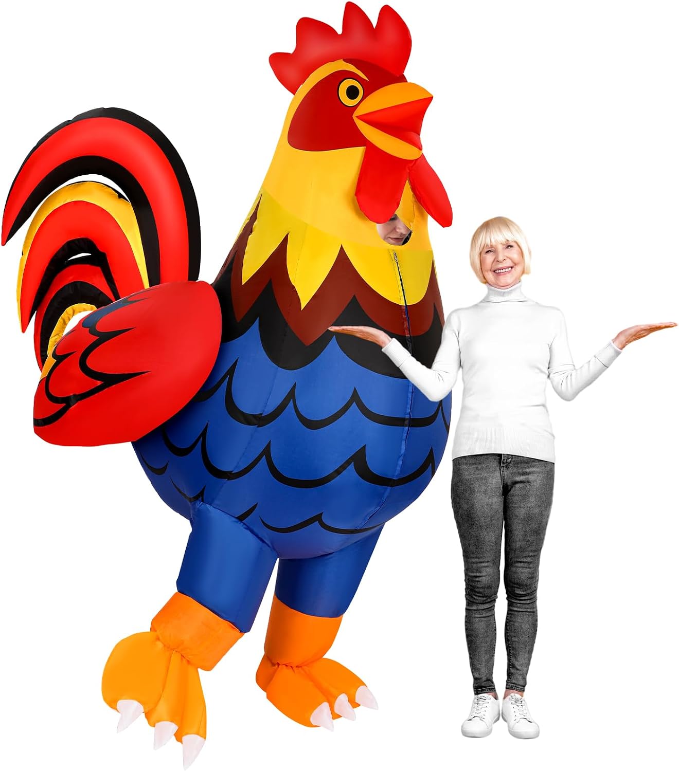 Inflatable Chicken Costume Adult Funny — WeirdThingsToBuy weird find