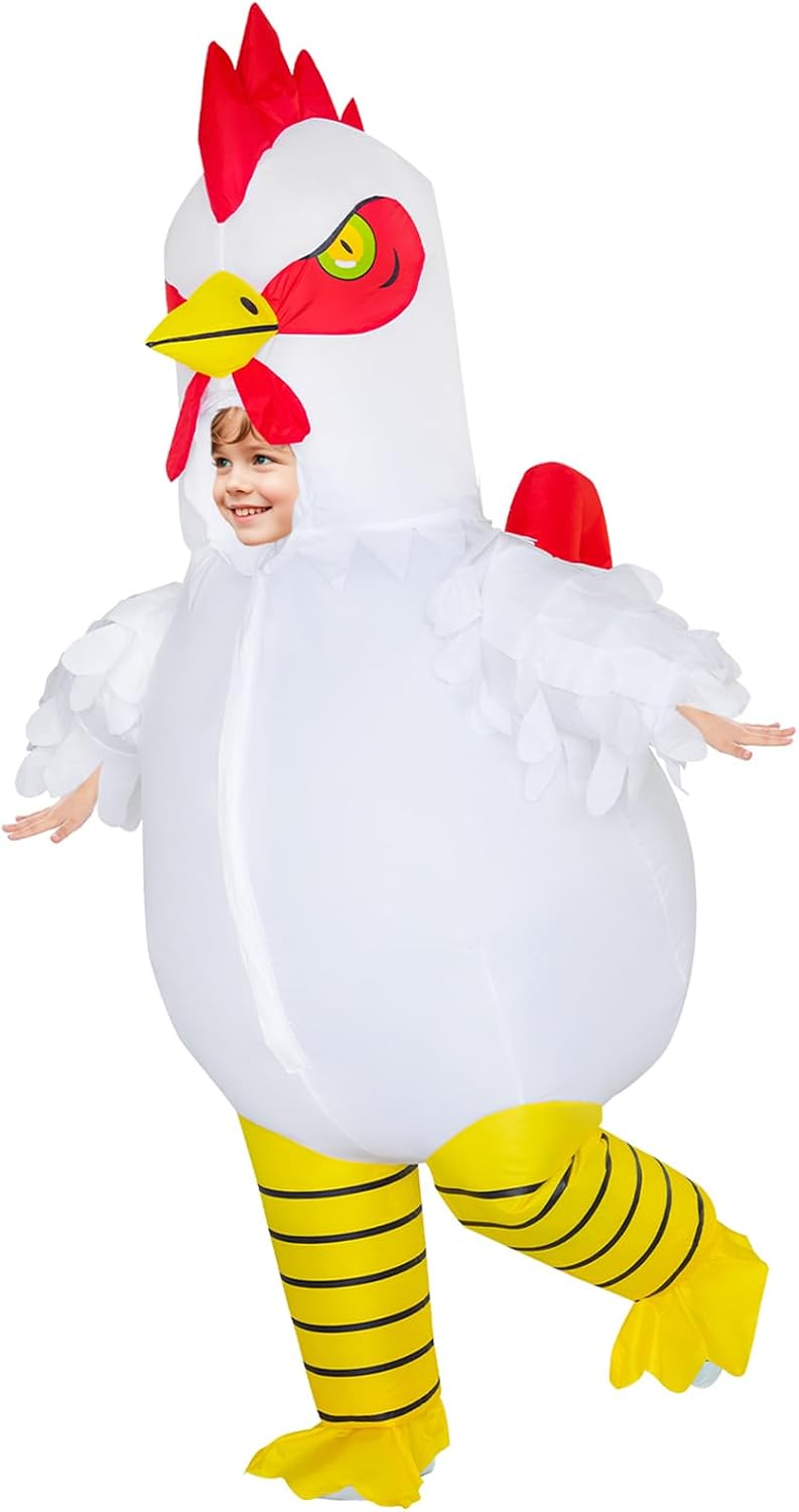 Inflatable Chicken Costume Kids — WeirdThingsToBuy weird find