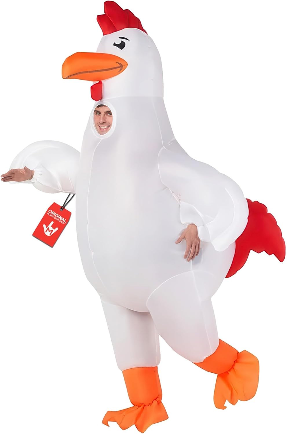 Inflatable Chicken Costume Men Halloween Energy — WeirdThingsToBuy weird find