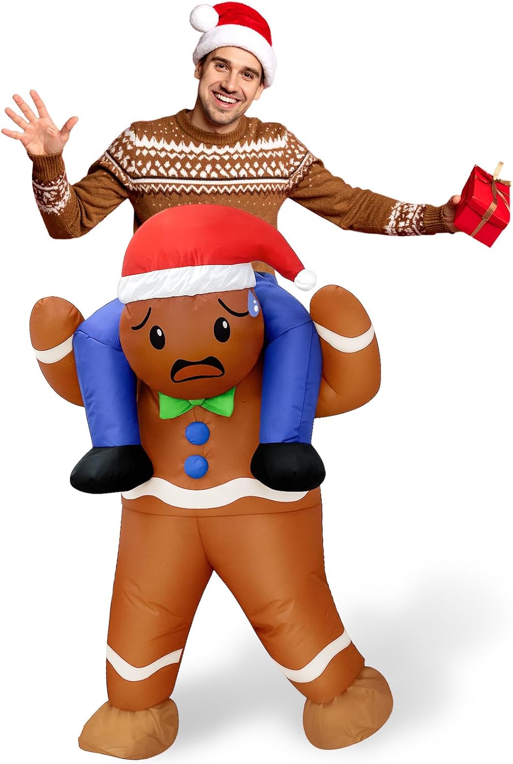 Inflatable Christmas Costume Adults — WeirdThingsToBuy weird find