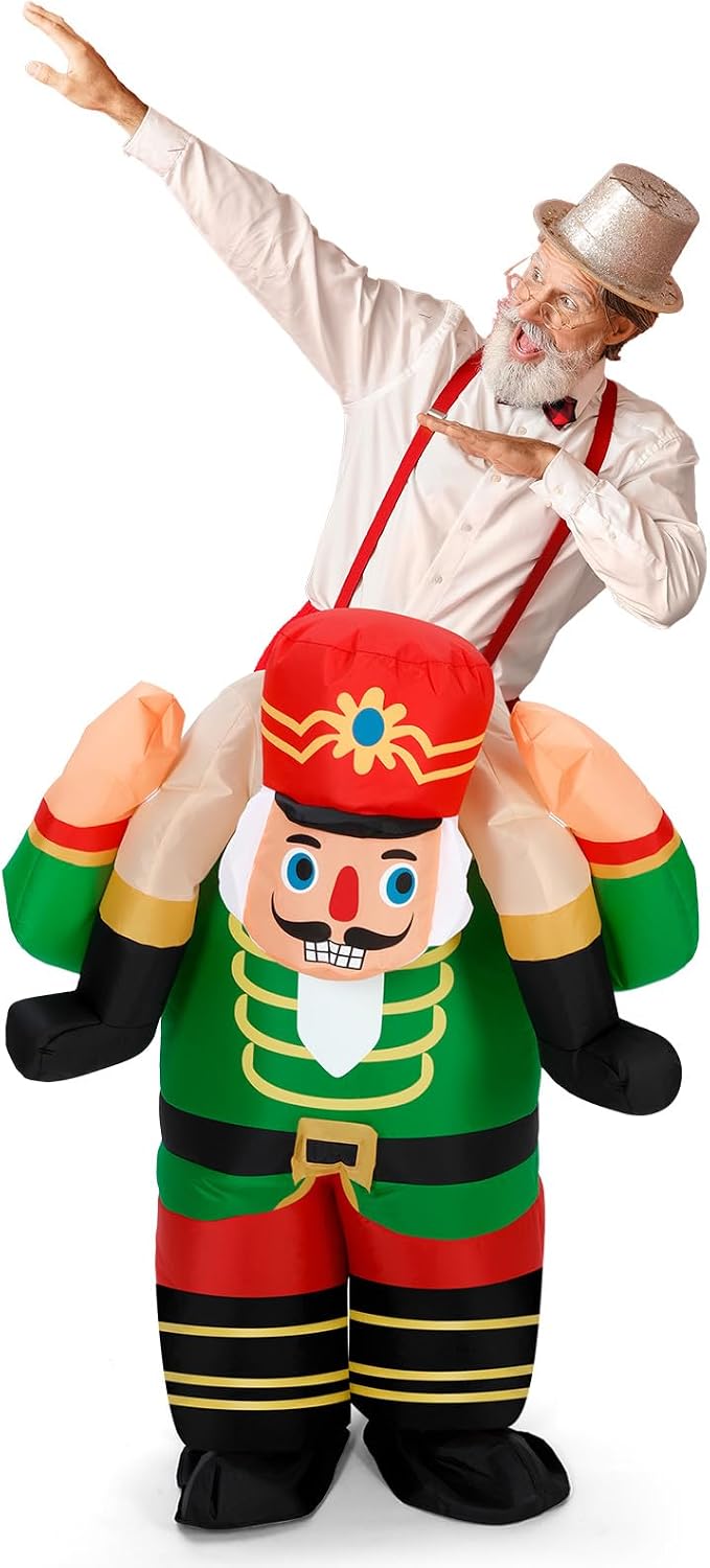 Inflatable Christmas in July Costume Energy — WeirdThingsToBuy weird find