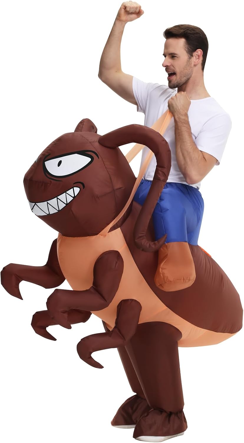 Inflatable Cockroach Costume Adult — WeirdThingsToBuy weird find