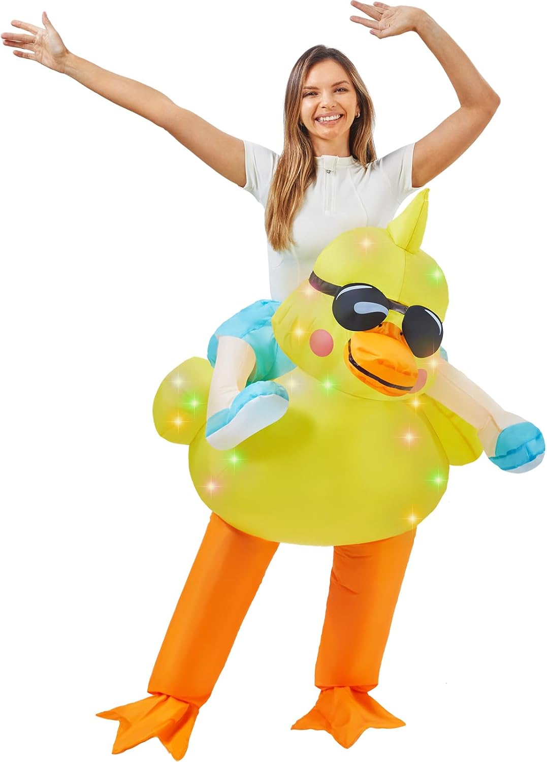 Inflatable Costume Adult Light Halloween Energy — WeirdThingsToBuy weird find
