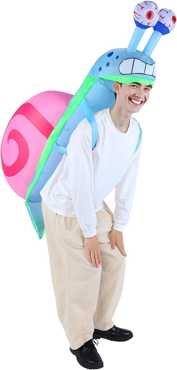 Inflatable Costume Adult Snail Blow Situation — WeirdThingsToBuy weird find