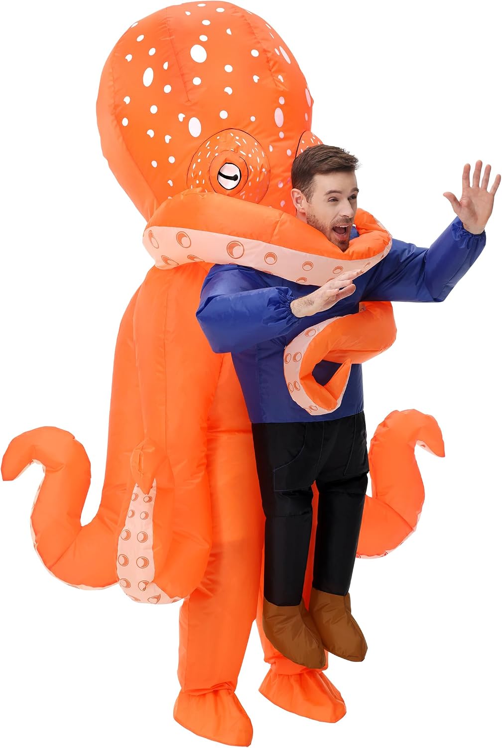 Inflatable Costume Octopus Adult Halloween Energy — WeirdThingsToBuy weird find