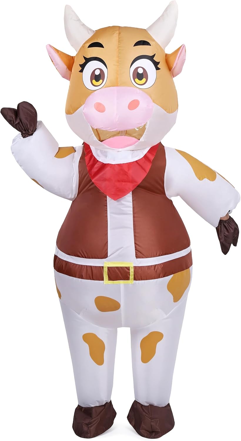 Inflatable Cowboy Costume Adults Western Energy — WeirdThingsToBuy weird find