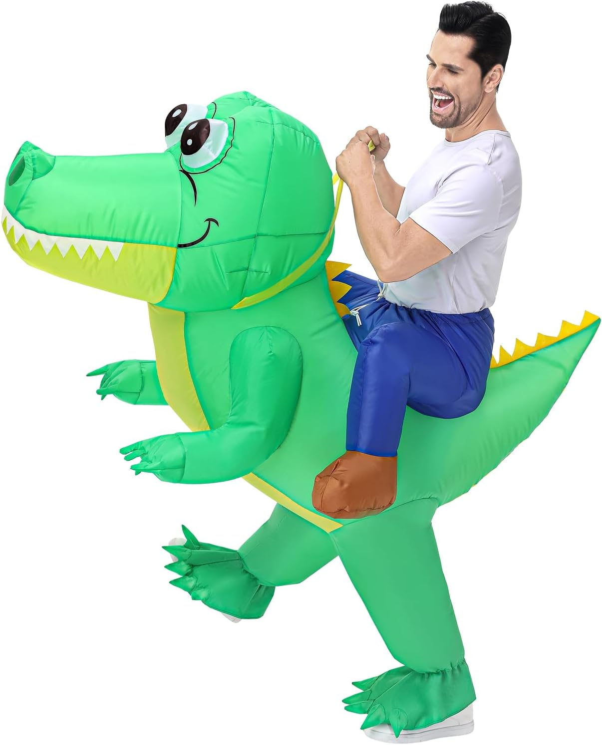 Inflatable Crocodile Costume Adults Energy — WeirdThingsToBuy weird find