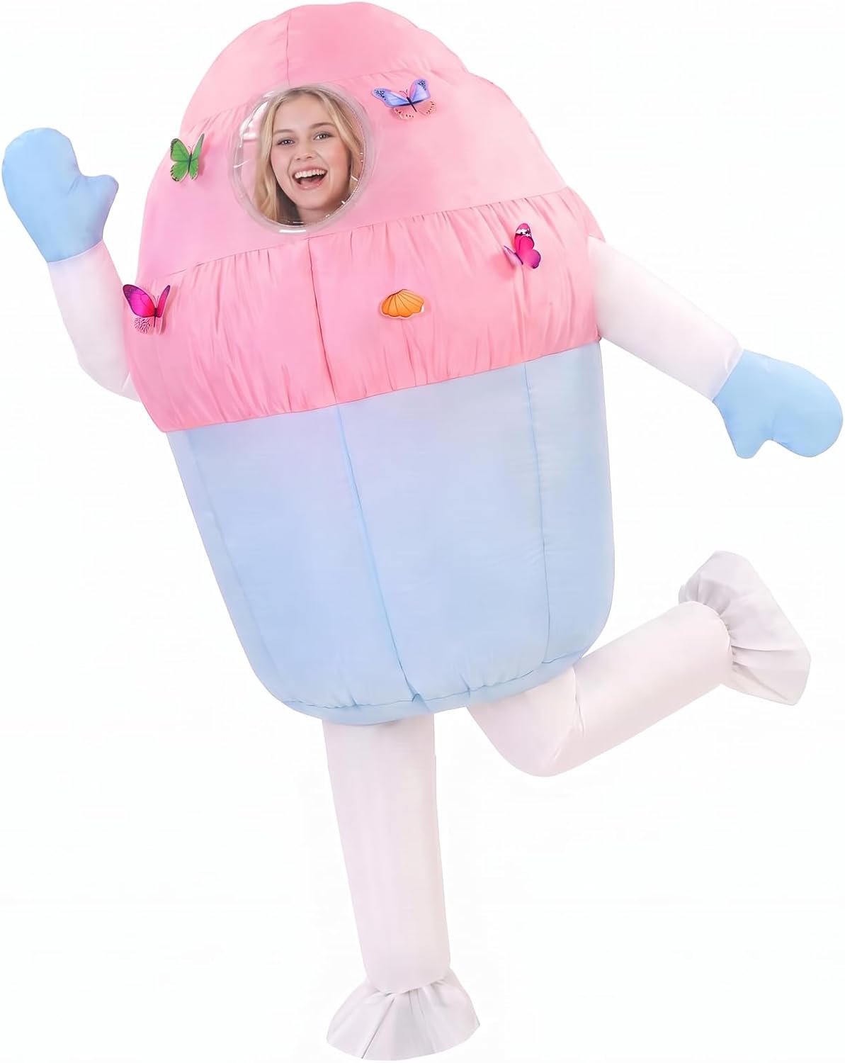 Inflatable Cupcake Costume Adult Halloween — WeirdThingsToBuy weird find