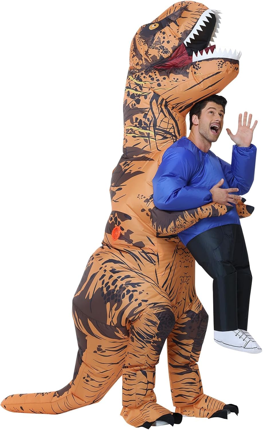 Inflatable Dinosaur Costume Adult Blow — WeirdThingsToBuy weird find