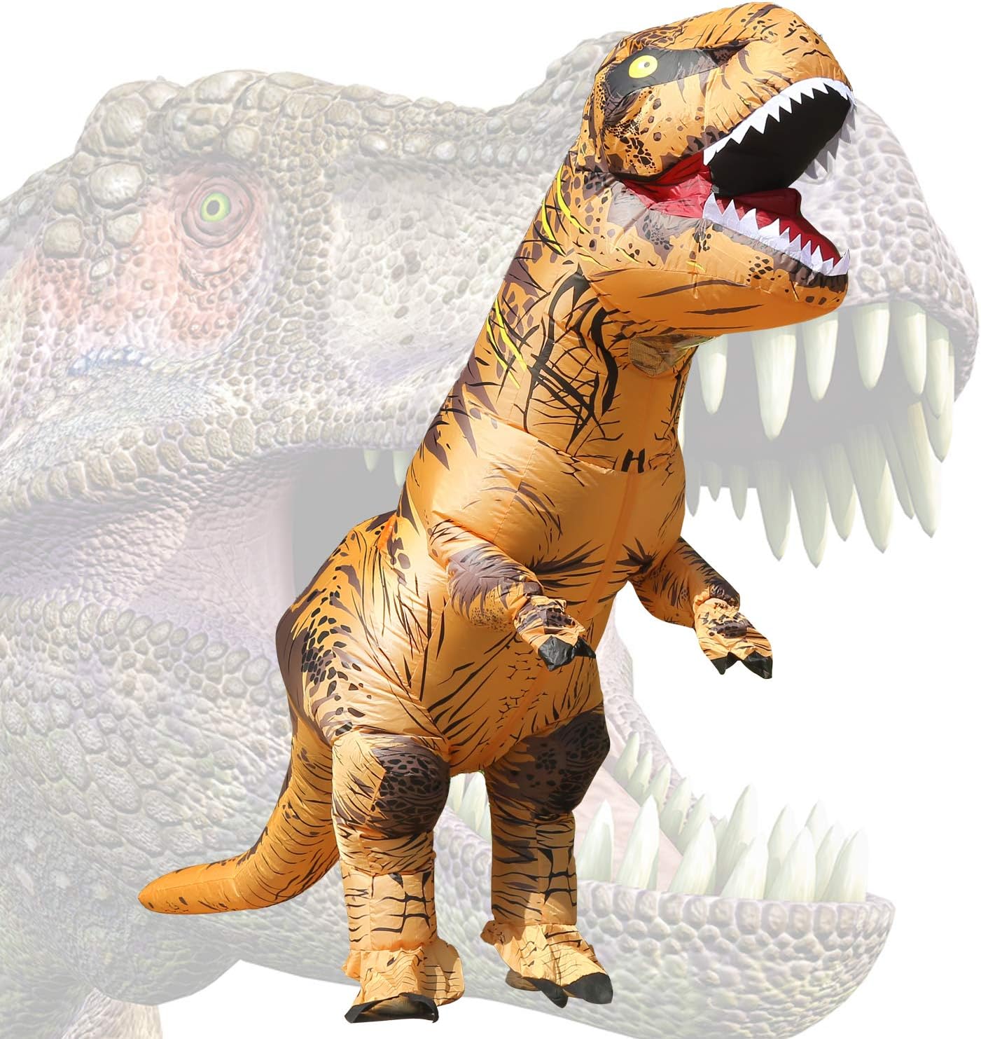 Inflatable Dinosaur Costume Adult — WeirdThingsToBuy weird find