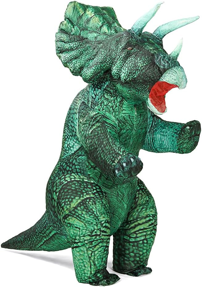 Inflatable Dinosaur Costume Blow up — WeirdThingsToBuy weird find