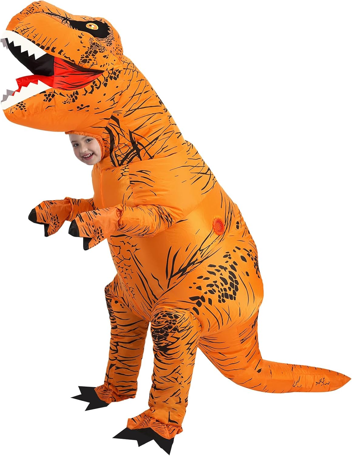 Inflatable Dinosaur Costume Kids Blow Energy — WeirdThingsToBuy weird find