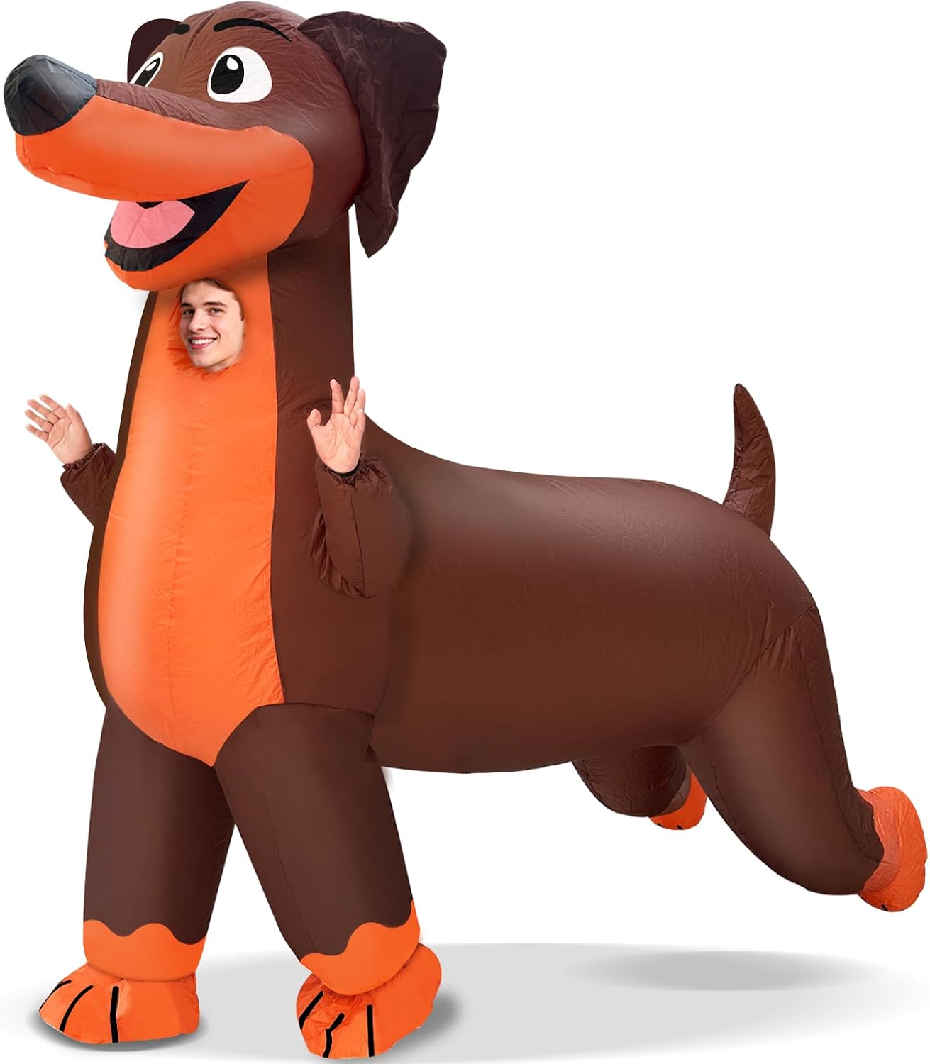 Inflatable Dog Costume Adults Full Situation — WeirdThingsToBuy weird find