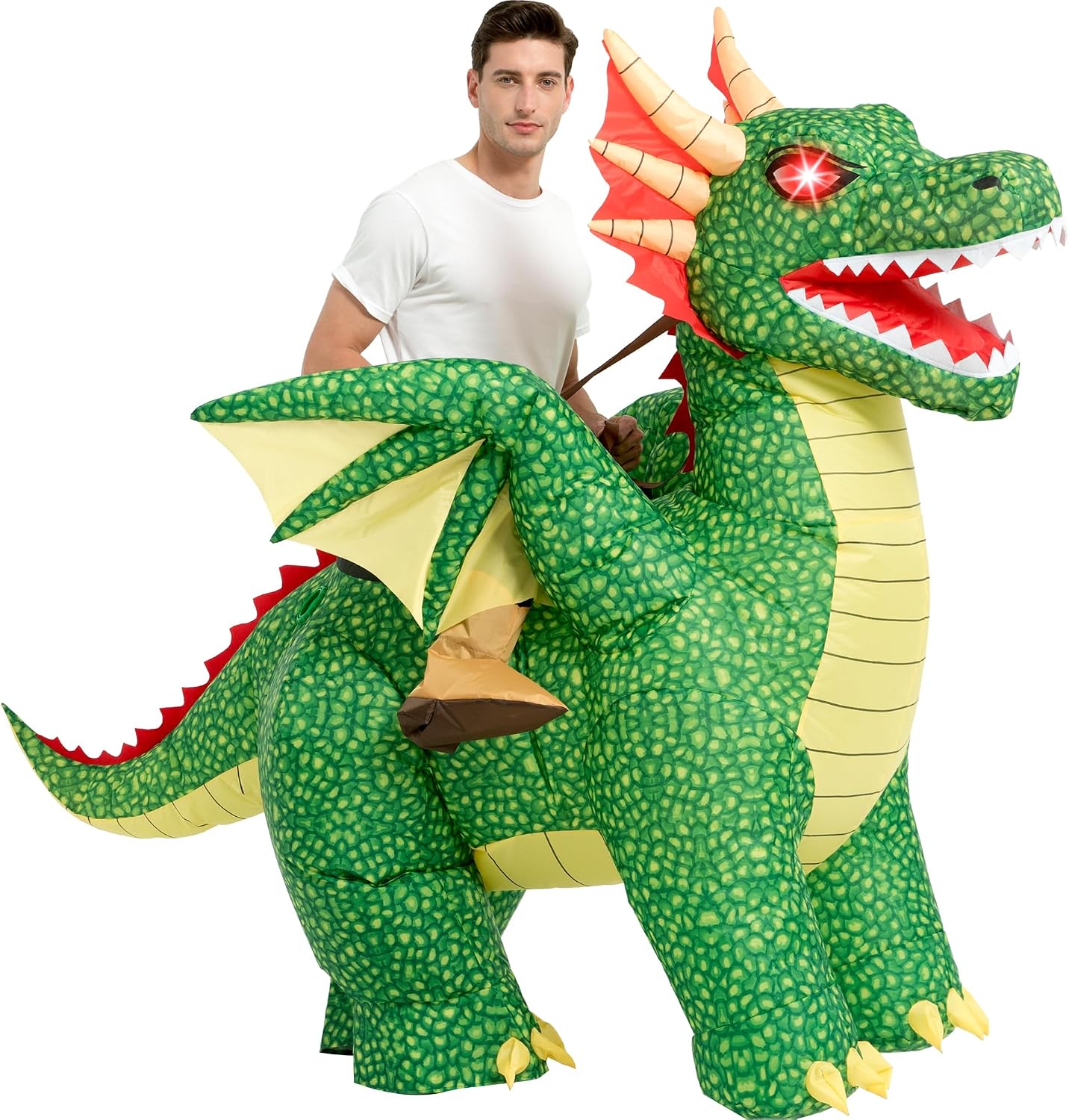 Inflatable Dragon Costume Adult Blow — WeirdThingsToBuy weird find