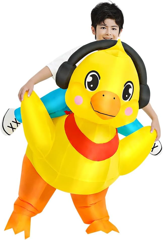 Inflatable Duck Costume Blow up — WeirdThingsToBuy weird find