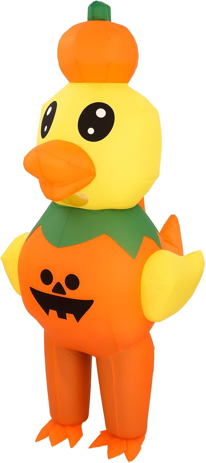 Inflatable Duck Pumpkin Costume Adults — WeirdThingsToBuy weird find