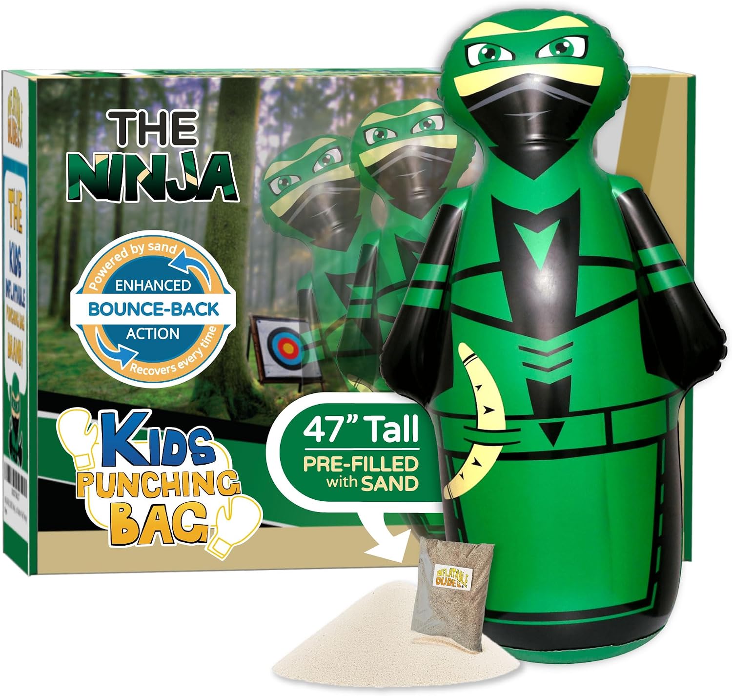Inflatable Dudes Kids Punching Bag Energy — WeirdThingsToBuy weird find