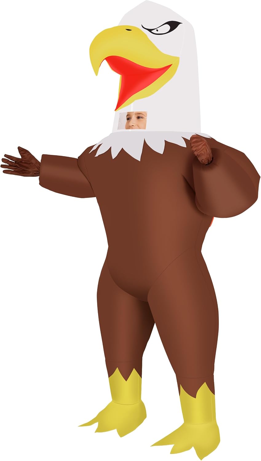 Inflatable Eagle Costume Adults Kids Situation — WeirdThingsToBuy weird find