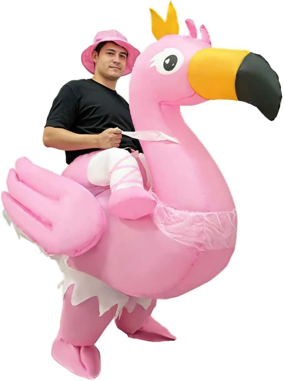 Inflatable Flamingo Costume a Fun — WeirdThingsToBuy weird find