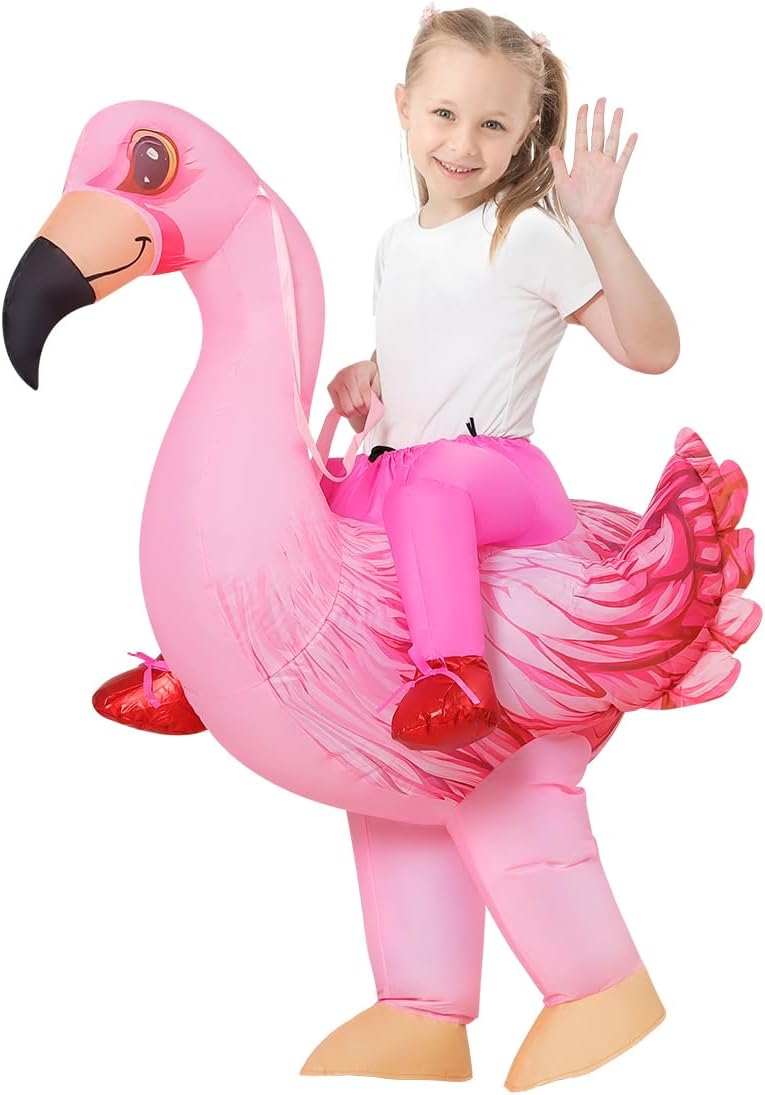 Inflatable Flamingo Costume Kids Halloween — WeirdThingsToBuy weird find