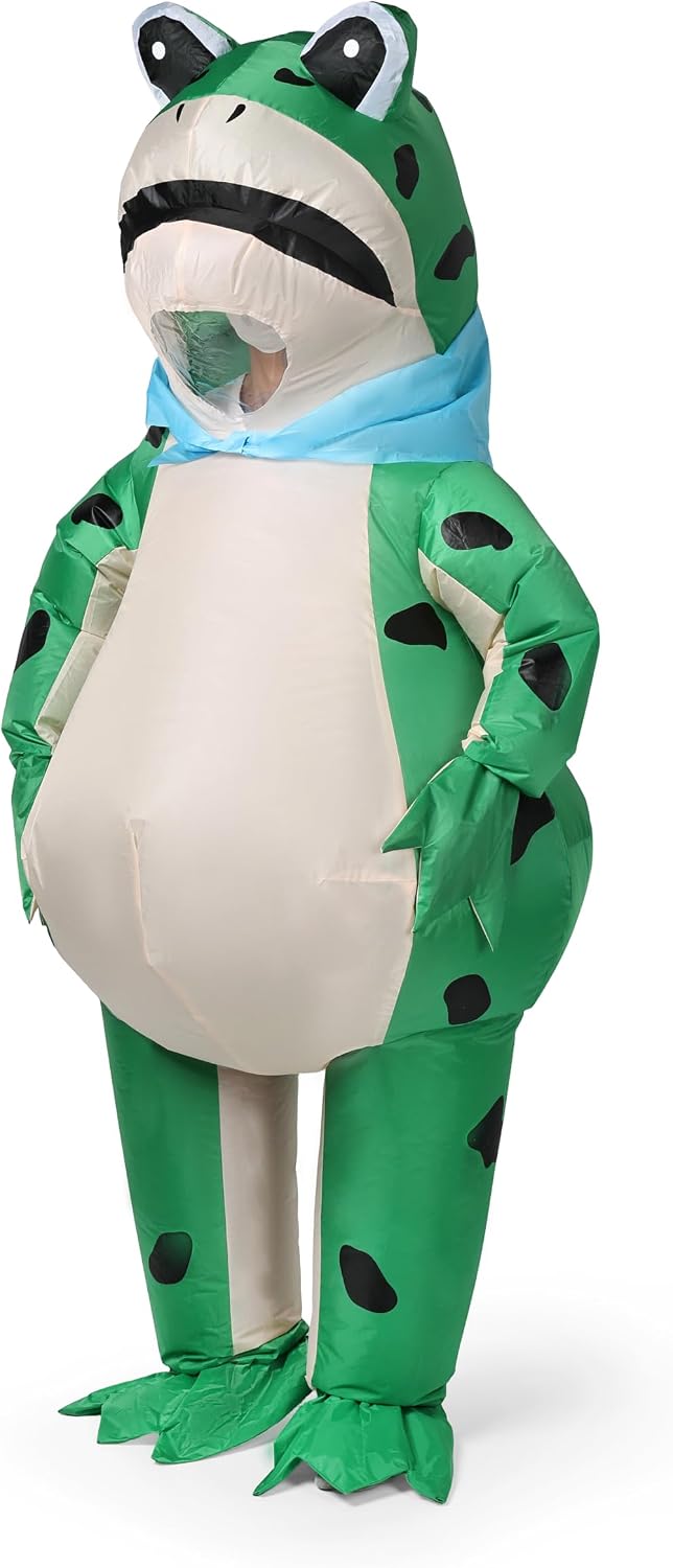Inflatable Frog Costume Adults Frog — WeirdThingsToBuy weird find